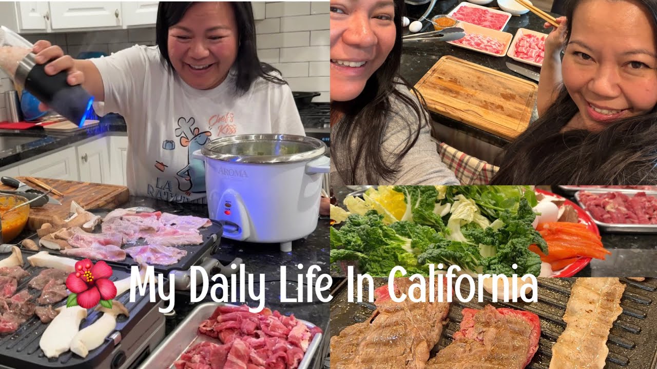 Bonding & Grilling Meat Lao Style w/ My Sister 🌺 My Daily Life In California 