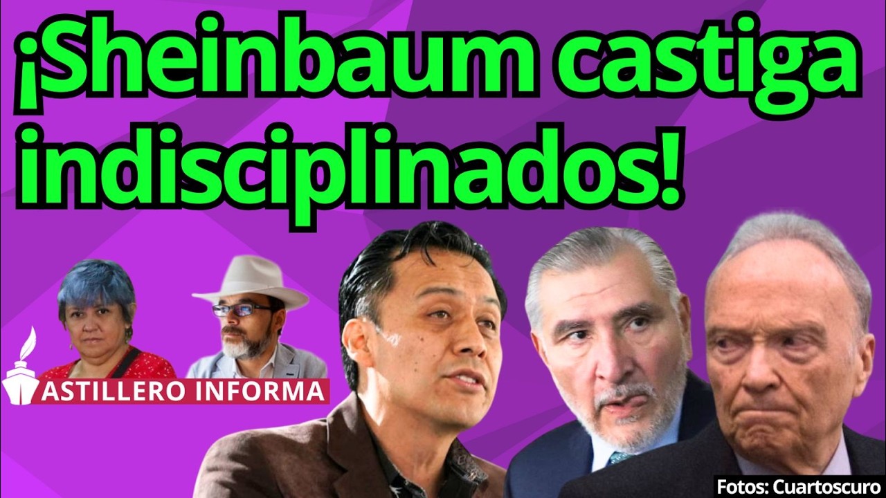 Claudia muestra su forma de gobernar castigando jugadas individualistas de Marx, Adán y Gertz: mesa