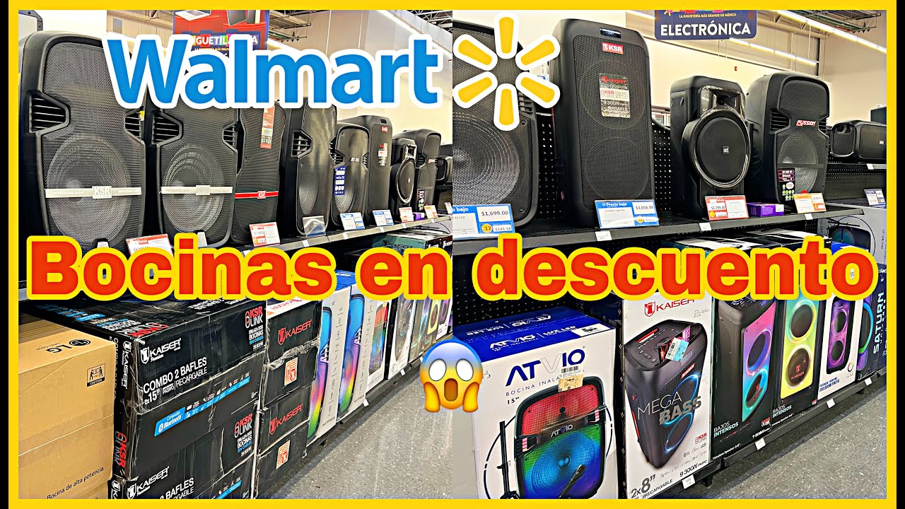‼️ BOCINAS EN DESCUENTO 😱 WALMART 💙‼️