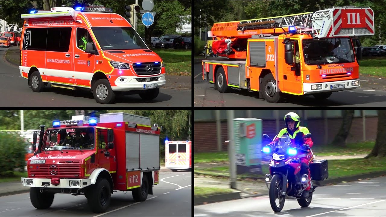 [EINSÄTZE am TAG DER OFFENEN TÜR!] - Feuerwehr SOLINGEN Feuer- und Rettungswache 3!