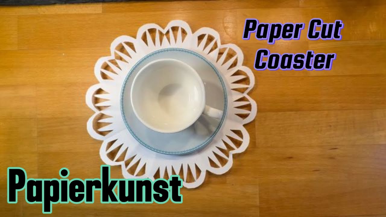 Paper Art Made Simple: Unlock Your Creative Potential | Paper Cut Coasters DIY | Paper Cutting