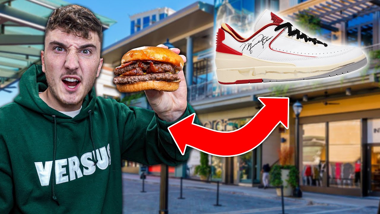 Trading A CHEESEBURGER Up To Off-White Jordan 2's...
