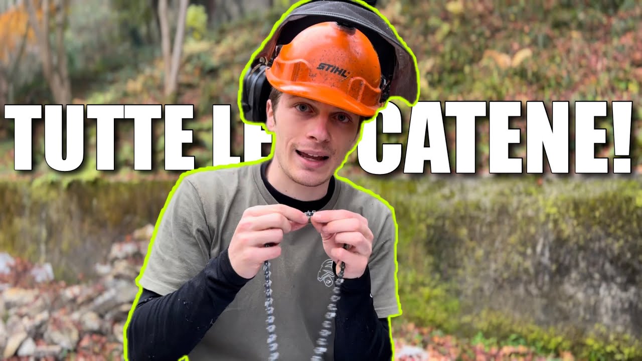 Come SCEGLIERE la CATENA della MOTOSEGA? TUTTI i TIPI di CATENE!