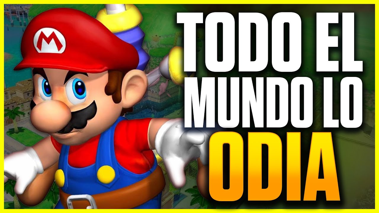 MARIO SUNSHINE es HORRIBLE...  Y eso me ENCANTA