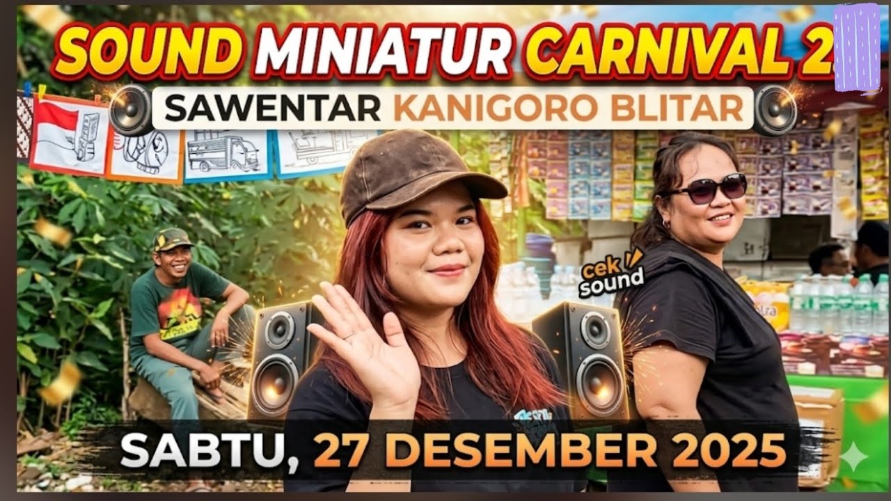 Karnaval Parade Sound Miniatur Sawentar Kanigoro Blitar Sabtu 27 Desember 2025 (Session 2) 