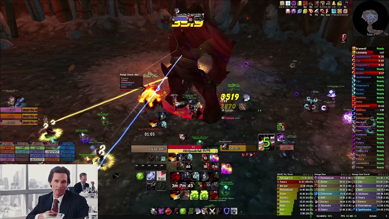 2H ARMS WARRIOR - GRUUL - TWINBLADE ACTION. TOP 10 PARSE!