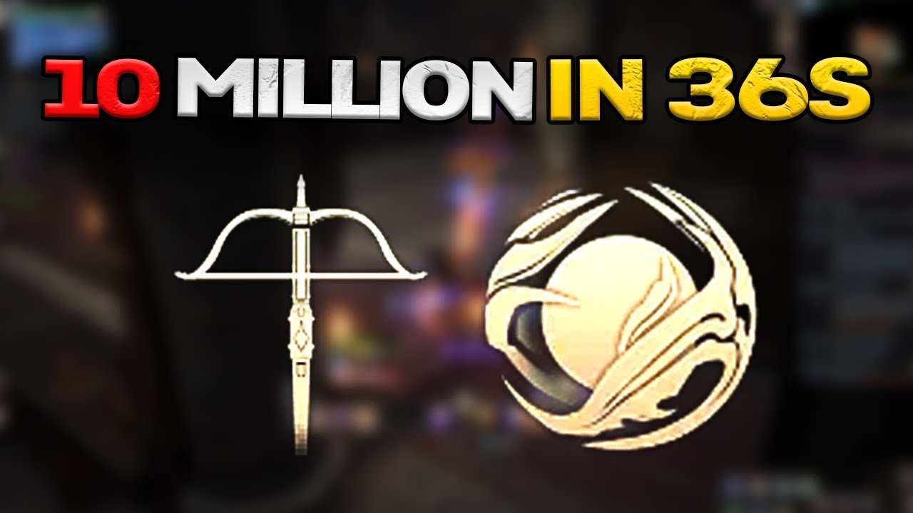 10 МИЛЛИОНОВ урона за 36 секунд (XBow + Orb)