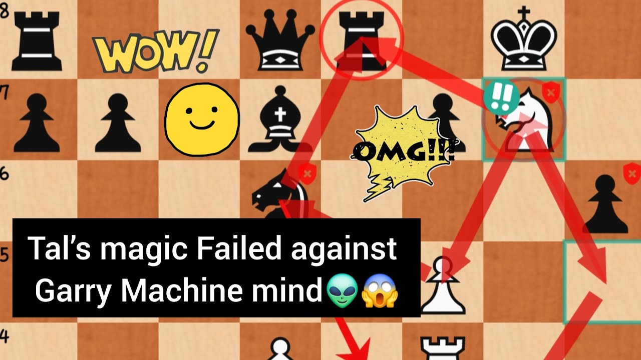 Legends don’t rush — they squeeze ♟️Tal vs Kasparov | Classical domination with 💯 Accuracy in 1987😱🥵