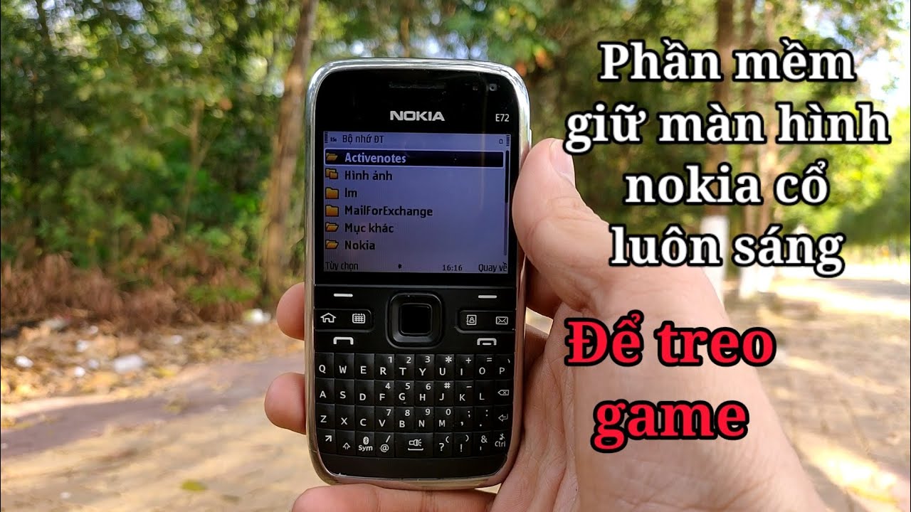 Cách Giữ Màn Hình Nokia Symbian Luôn Sáng Để Treo Game | hóng hớt công nghệ