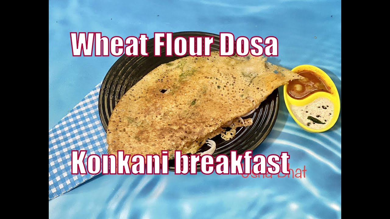 Gova Pittiye Polo/ Quick Wheat Dosa Recipe #nooniongarlic #gsbfood #traditional #breakfast #konkani