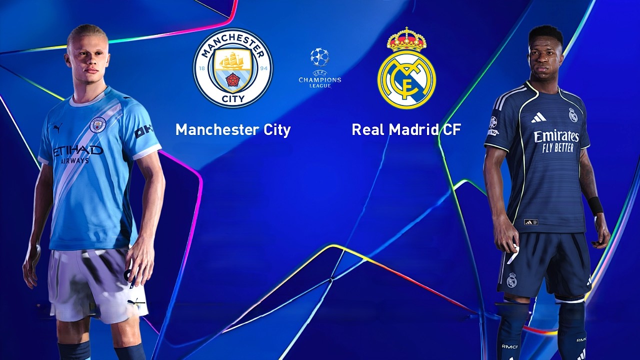 FOOTBALL LIFE 26 | MANCHESTER CITY VS REAL MADRID | UEFA CHAMPIONS LEAGUE 25|26 | AI VS AI