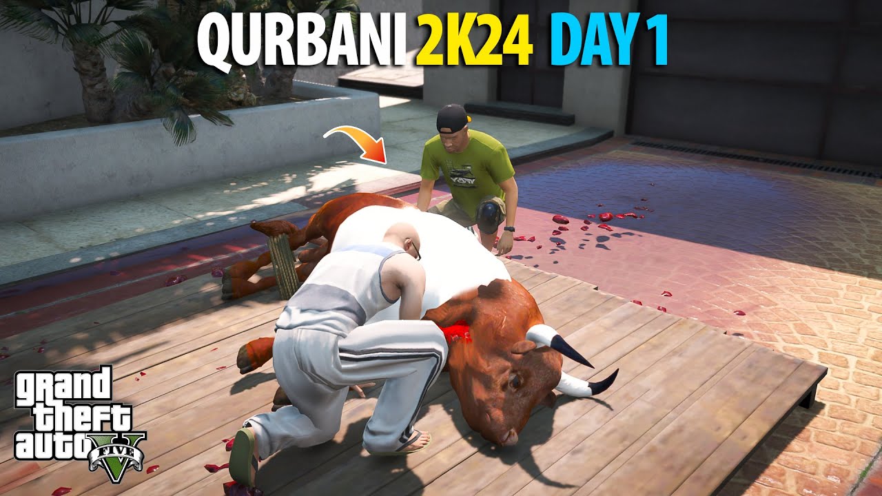 QURBANI SPECIAL 2024 | GAYE BHAAG GAI MANDI SERIES #14 | GTA 5 REAL LIFE MODS | GTA 5 PAKISTAN