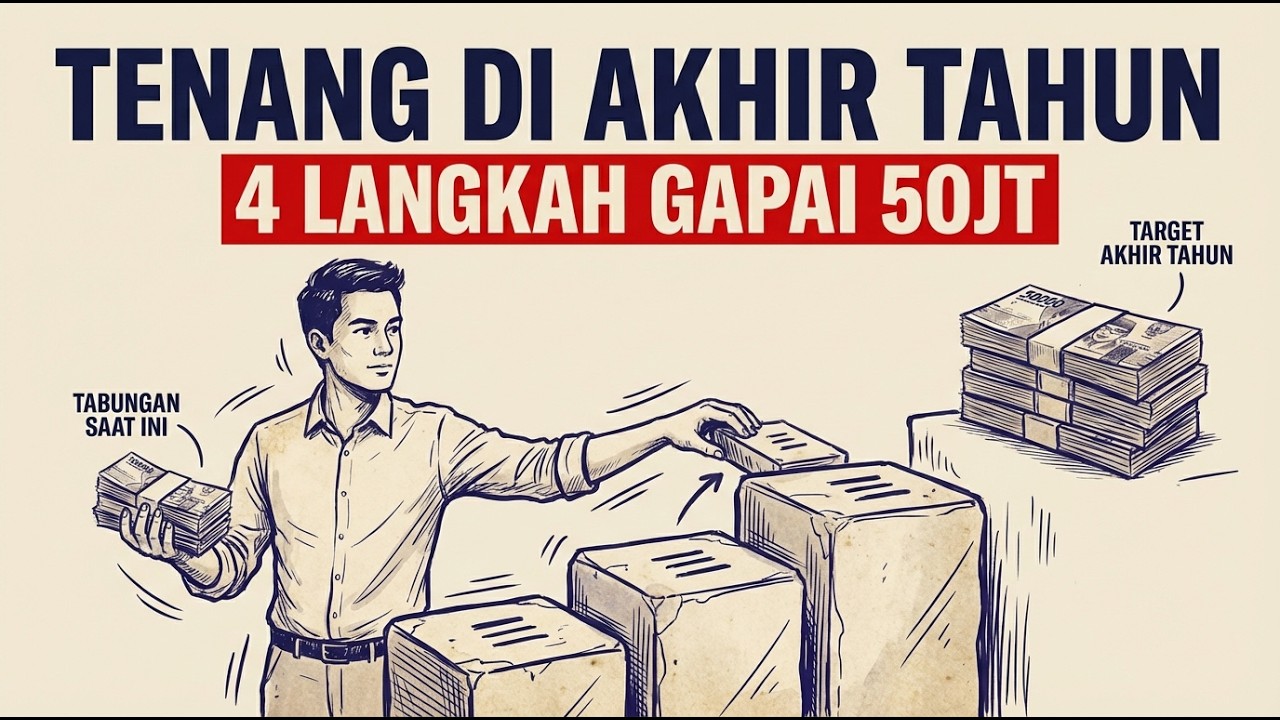 DIAM-DIAM KAYA: KITA SUSUN 4 LANGKAH PUNYA 50 JUTA DI AKHIR TAHUN INI WALAU PENGHASILAN UMR!