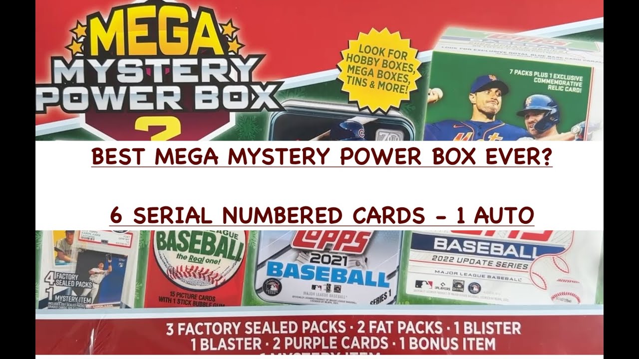 6 Serial Numbered Hits - 1 Autograph From The Best Mega Mystery Power Box I've Ever Opened!