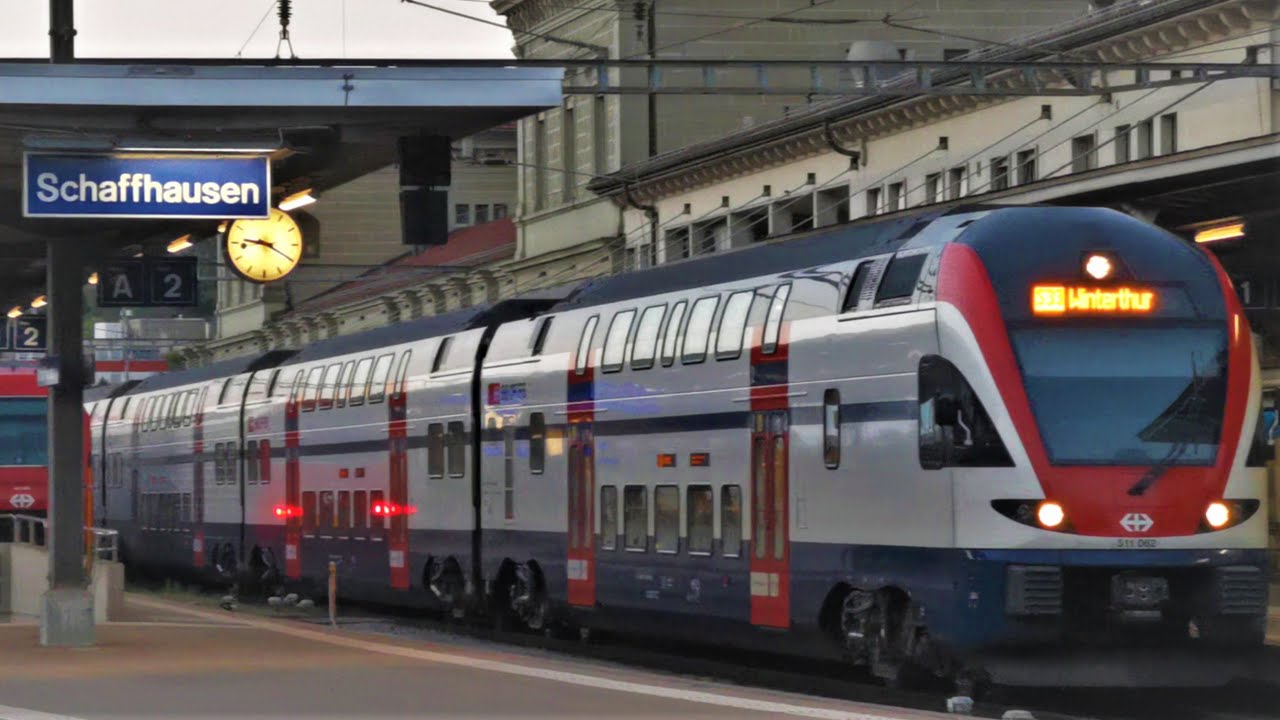 Zug um Zug im Bahnhof Schaffhausen 🇨🇭 Schweiz