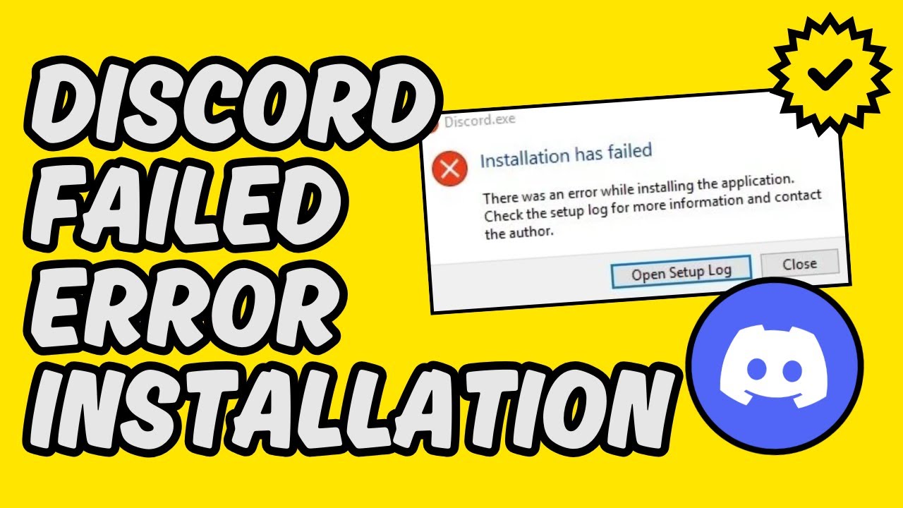 [Easy Fix] Discord Installation Failed Error