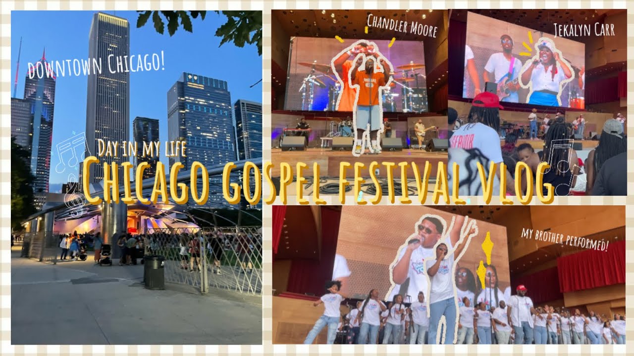 Chicago Gospel Festival Vlog! 🎶| Day in my life | Headliners Chandler Moore & Jekalyn Carr