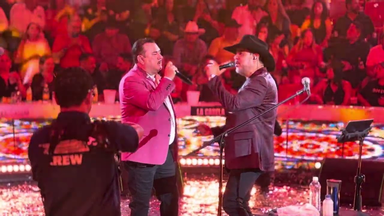 Tony, Meléndez y Daniel Esquivel, Conjunto Primavera y Rieleros juntos, Palenque chihuahua, 2025