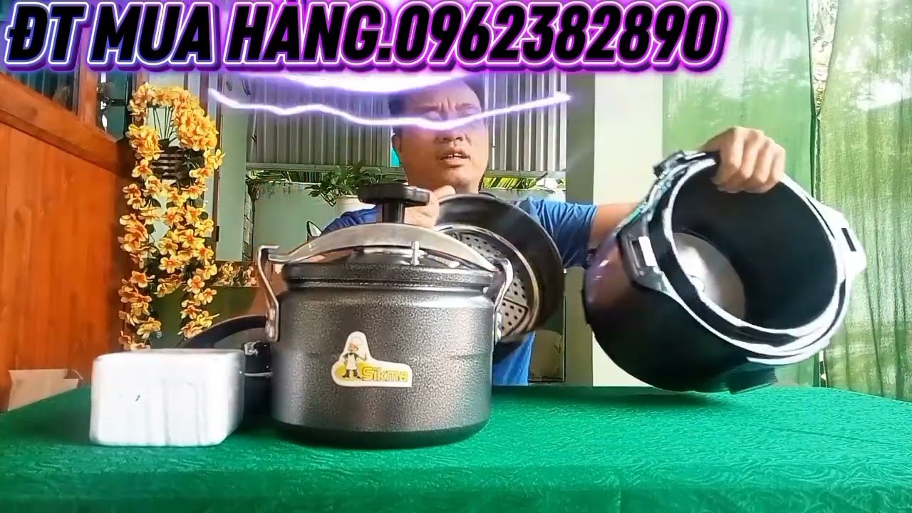 BỘ NỒI NẤU ÁP XUẤT BẾP GAZ VÀ NỒI NẤU ĐIỆN 5L 6L ĐA CHỨC NĂNG 