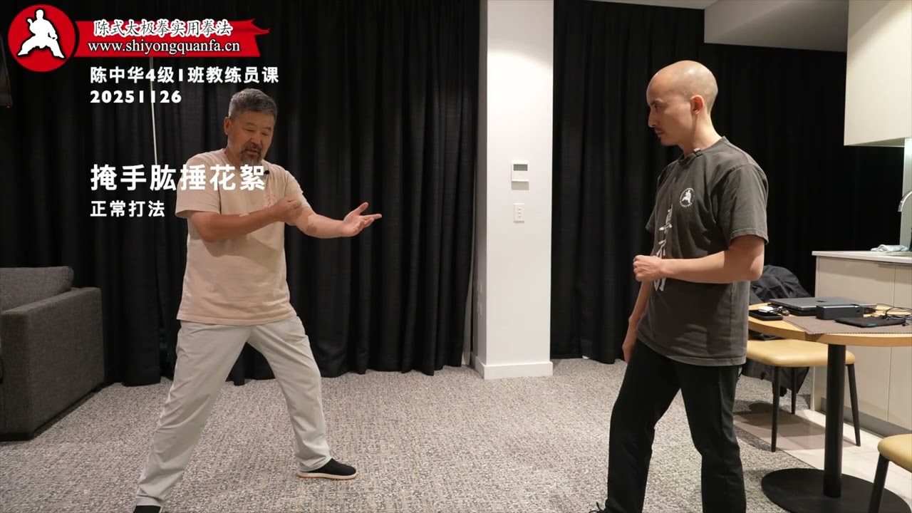 掩手肱捶花絮-陈中华4级1班教练员课 20251126