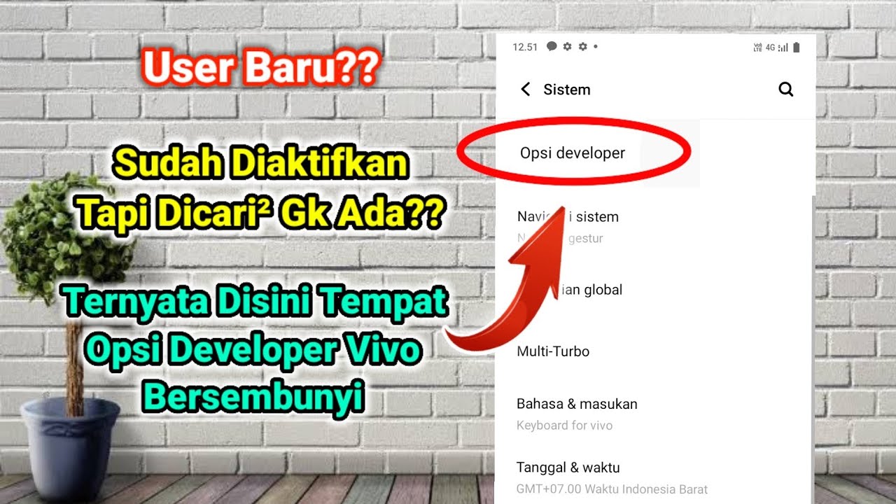 Disini Tempat Opsi Developer Vivo🔥 Cara Mengaktifkan Opsi Developer Vivo - Mode Pengembang Vivo
