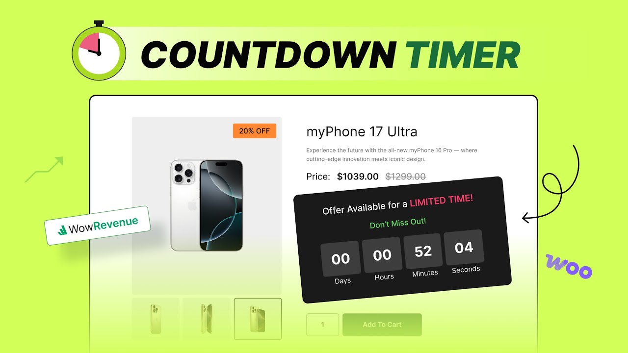 Add Sales Countdown Timer for WooCommerce (Instant Setup)