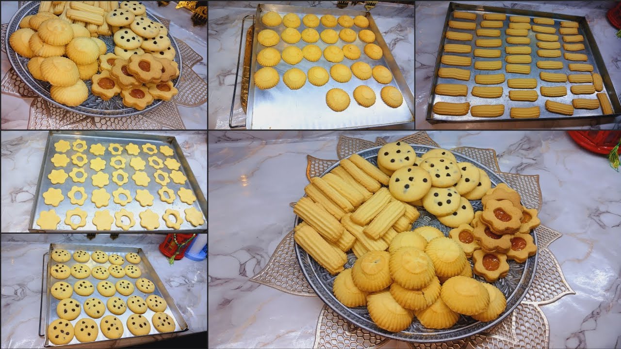 هاتي كيلو دقيق وتعالي نعمل مع بعض احلي اربع طرق للعيد 👌😋