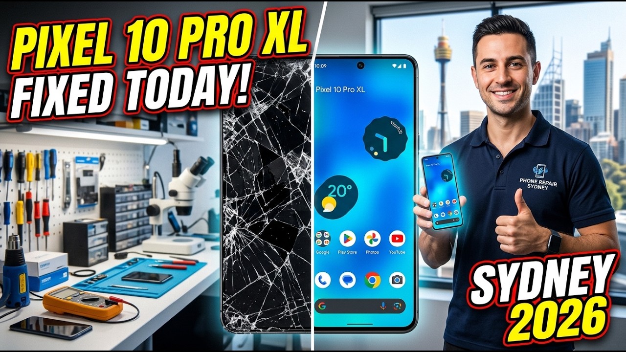 Cracked Google Pixel 10 Pro XL Screen Replacement in Sydney 2026 – Same Day On-the-Spot Fix