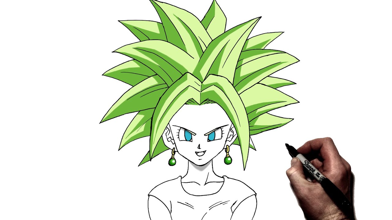 Как нарисовать Кефлу SSJ | Пошаговое руководство | DragonBall