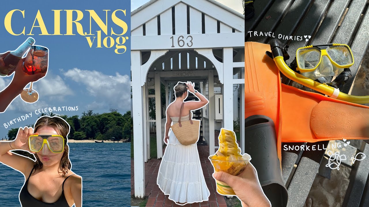 TRAVEL DIARIES 🌴🪸 Cairns, Green Island, Great Barrier Reef & Kuranda [vlog]