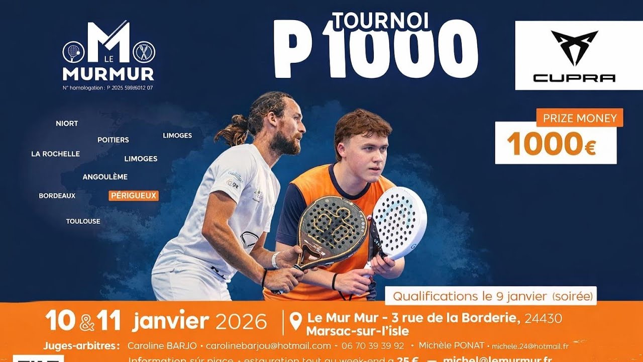 P1000 Messieurs  - Open Le MurMur - 1/4
