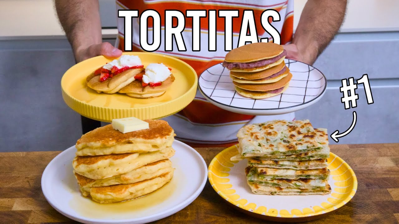 Cuatro formas de hacer tortitas (pancakes)