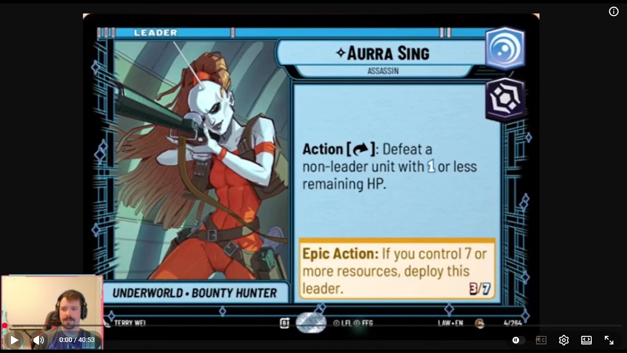 Aurra Sing New Leader Deck Build!