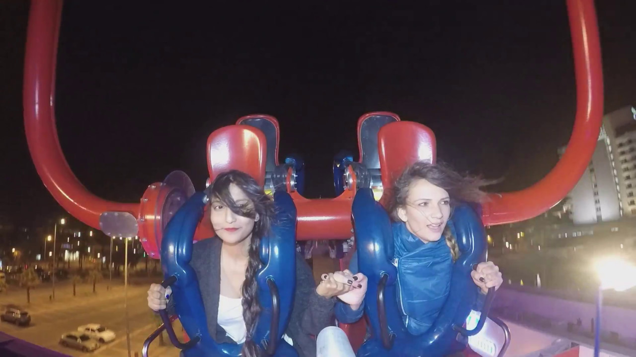 Two Beautiful Girls passed out on the booster [eilat] !!!