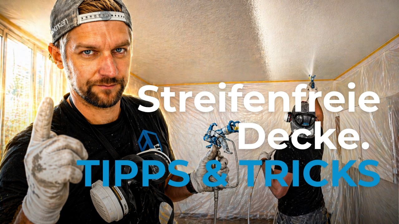 Streifenfreie Decke - Tipps f&uuml;r ein perfektes Ergebnis