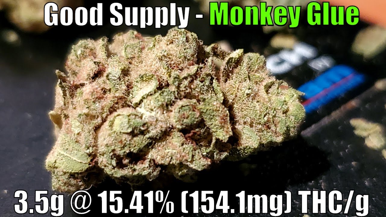 Good Supply - Monkey Glue Unboxing Review - 3.5g @ 15.41% (154.1mg) THC/g (+Extreme Closeups)