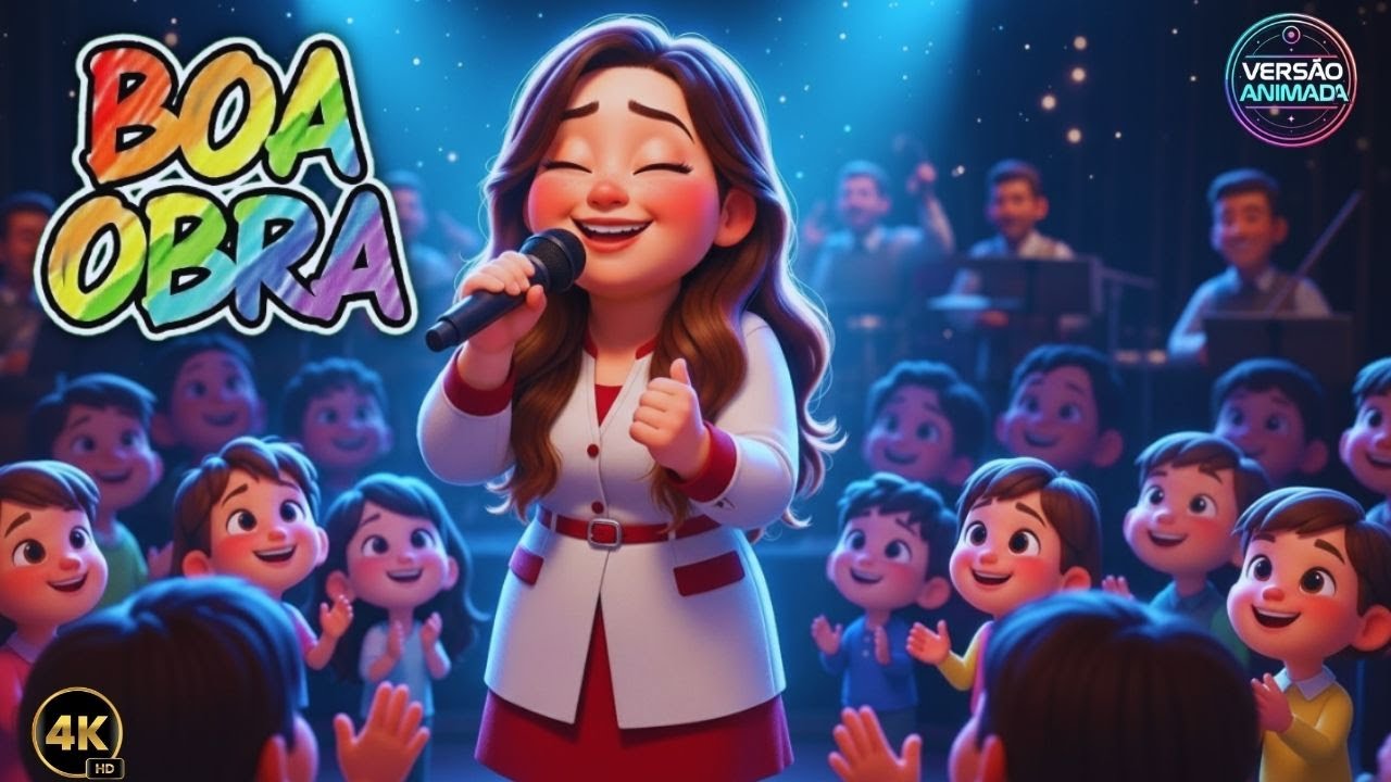 Boa Obra 💖✨| VERSÃO ANIMADA | VALESCA MAYSSA  | Louvor Infantil Cristão#BoaObra