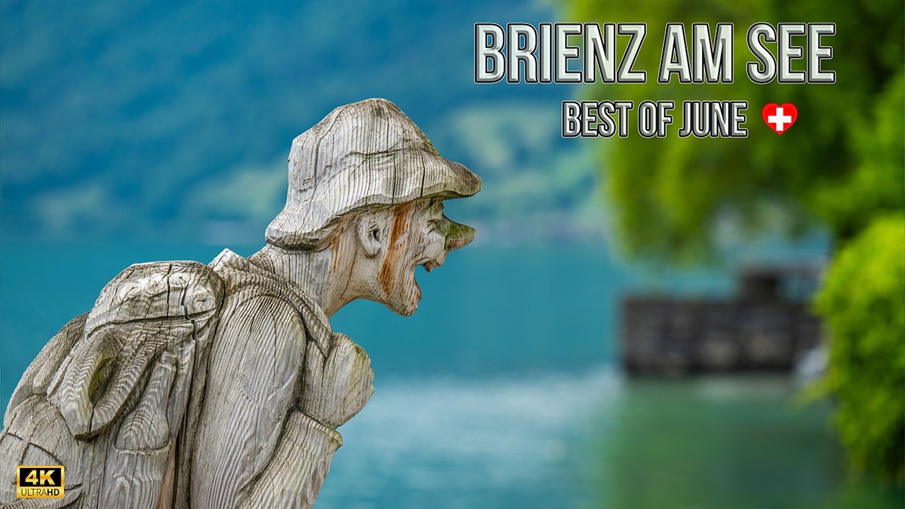 The most beautiful village in Switzerland - Brienz am See - June