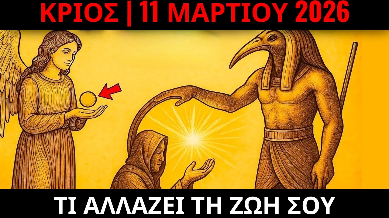 Κριός ♈ 😁ΈΝΑ ΓΟΥΛΙ ΤΥΧΗΣ💚 ΠΟΥ ΑΛΛΑΖΕΙ ΤΗ ΖΩΗ ΣΑΣ💰 Ημερήσιο Ωροσκόπιο 11 ΜΑΡΤΙΟΥ 2026 🔮