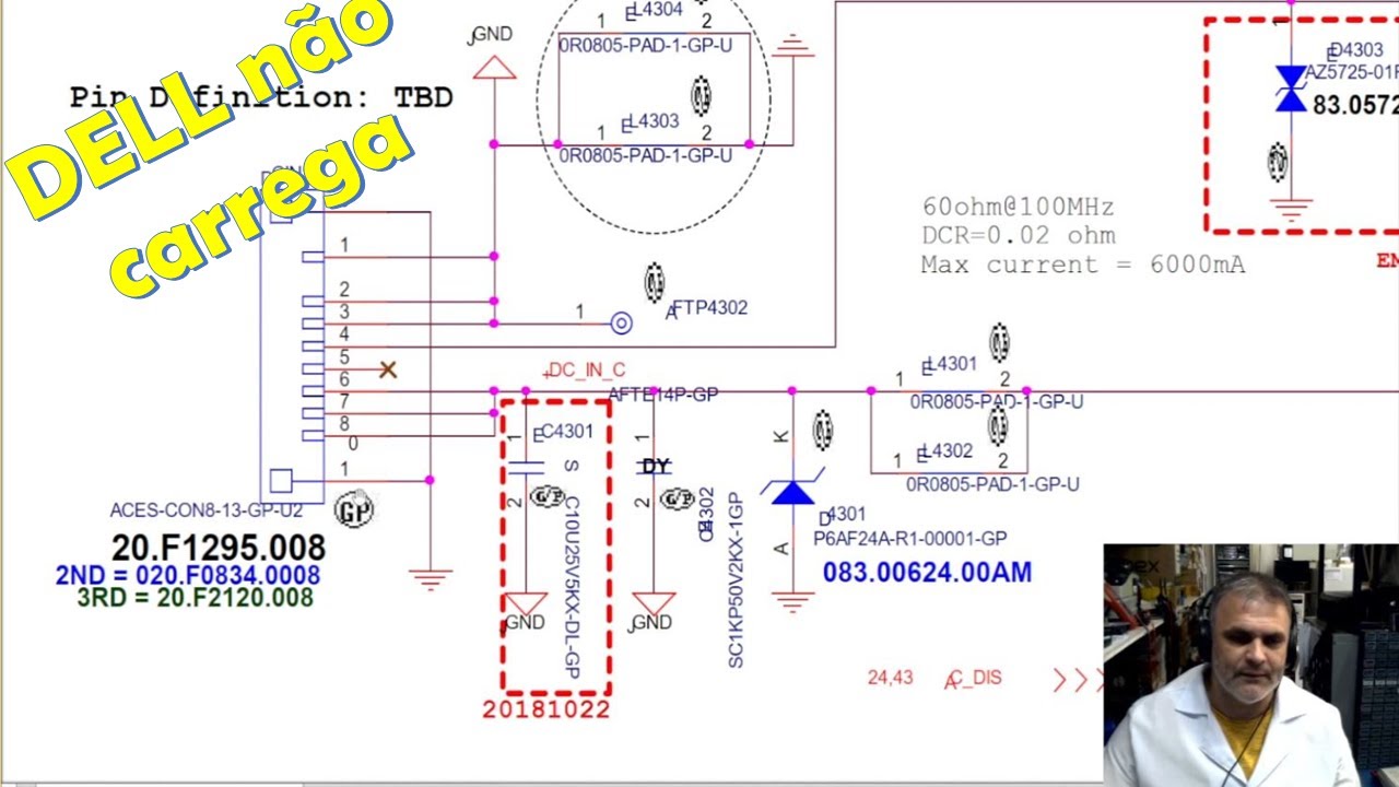 Notebook DELL 5584 não carrega bateria. O conceito serve para outros modelos também.