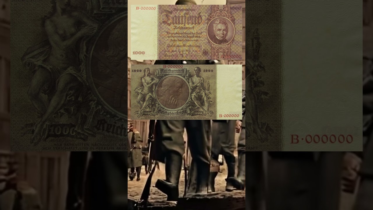 1000 Reichsmark Nazi Germany standard currency