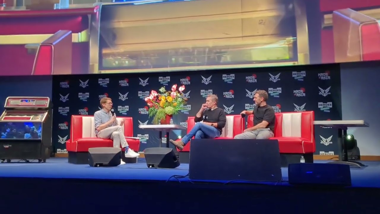 Tom McKay and Nolan North ♥️ Brussels QA, day two. 