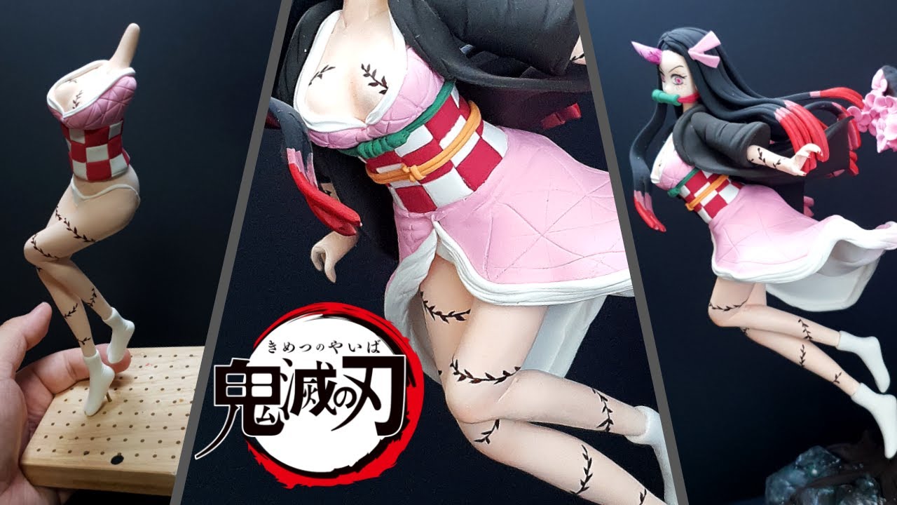 Nezuko  Изготовление фигурок из глины | Demon Slayer: Kimetsu no Yaiba