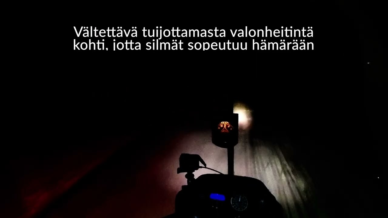 Kopterilentäjän ensimmäinen yölentoonlähtö EFNU #nightview