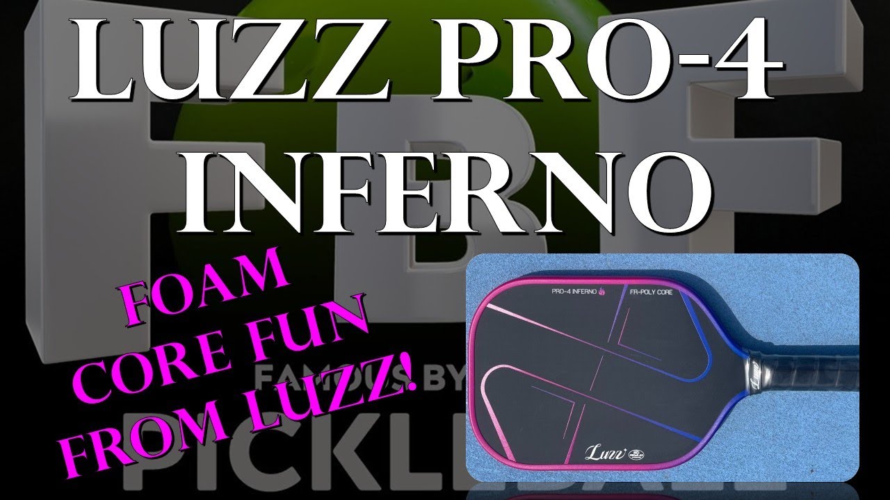 Обзор ракетки Luzz Pro 4 Inferno Pickleball
