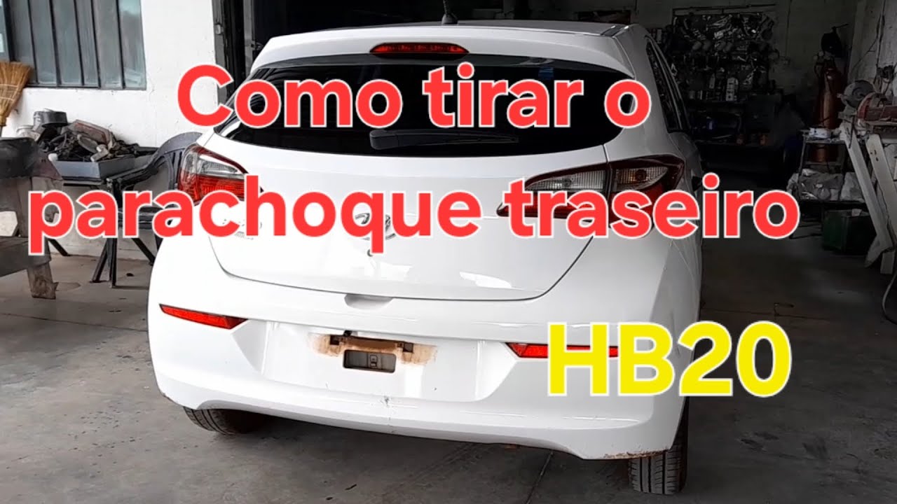 Como retirar o parachoque traseiro do HB20 2019