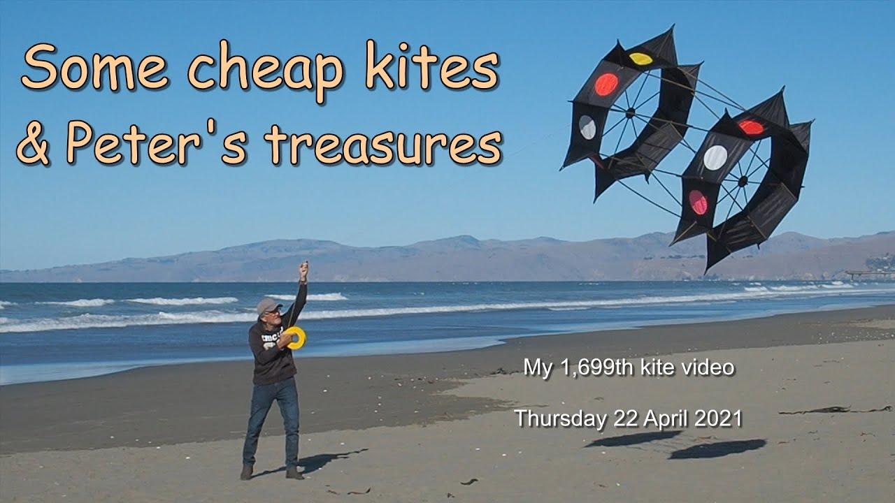 Some cheap kites & Peter's treasures