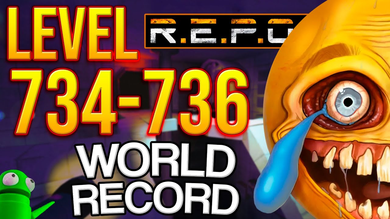 R.E.P.O. Solo World Record Level 734-736 | $50,000 EXCEPTIONAL VALUABLE!💀