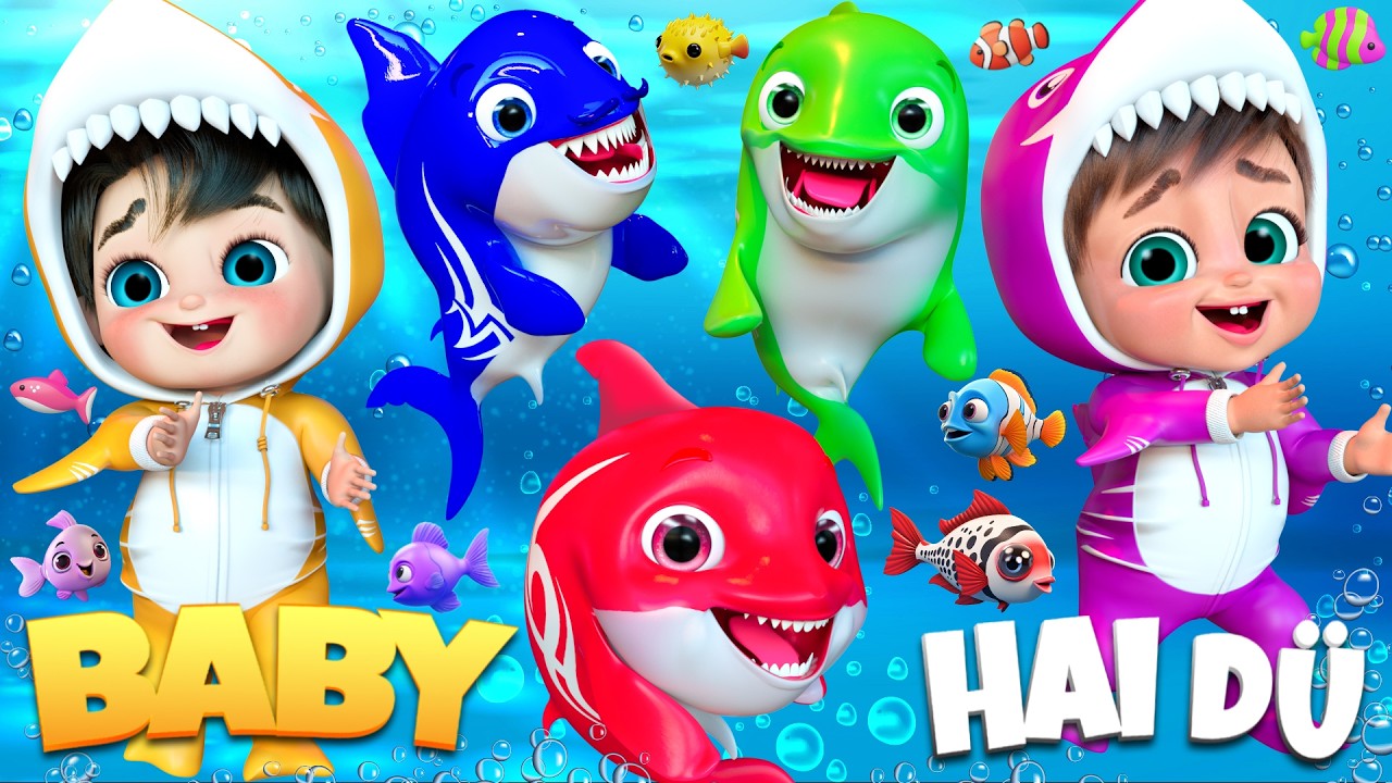 Baby Hai Unterwasser-Abenteuer | Kinderreime für Kinder | Super Luca Deutsch 