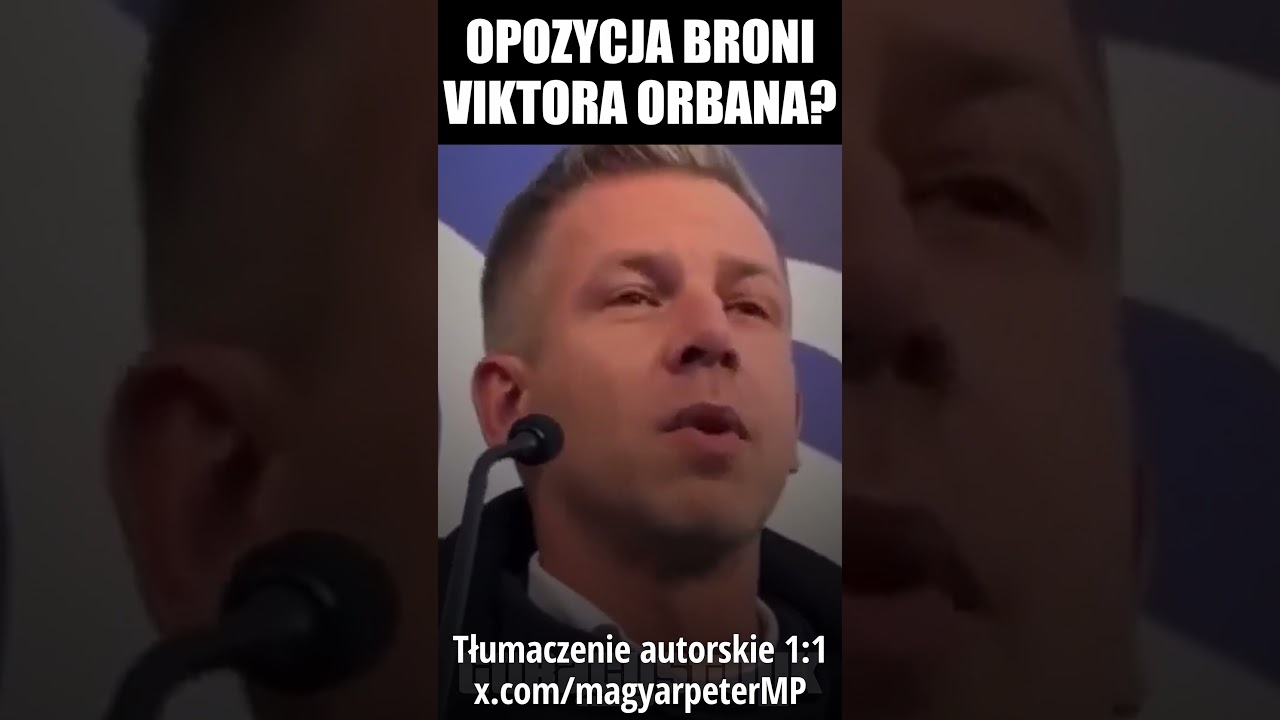 OPOZYCJONISTA BRONI ORBANA przed Prezydentem Ukrainy